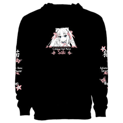 Saki Butterfly Anime Hoodie