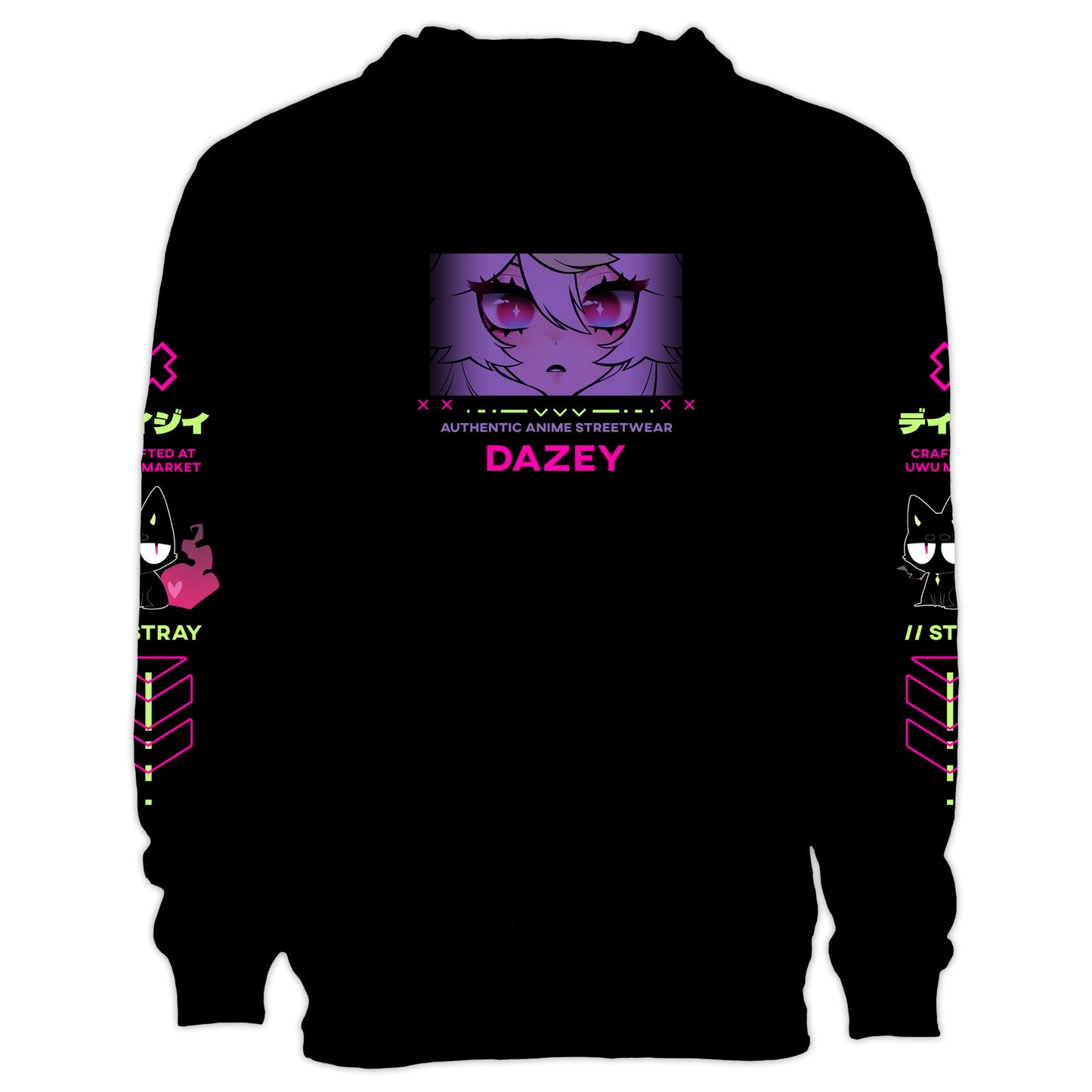 Dazey Stray Cat Streetwear Hoodie