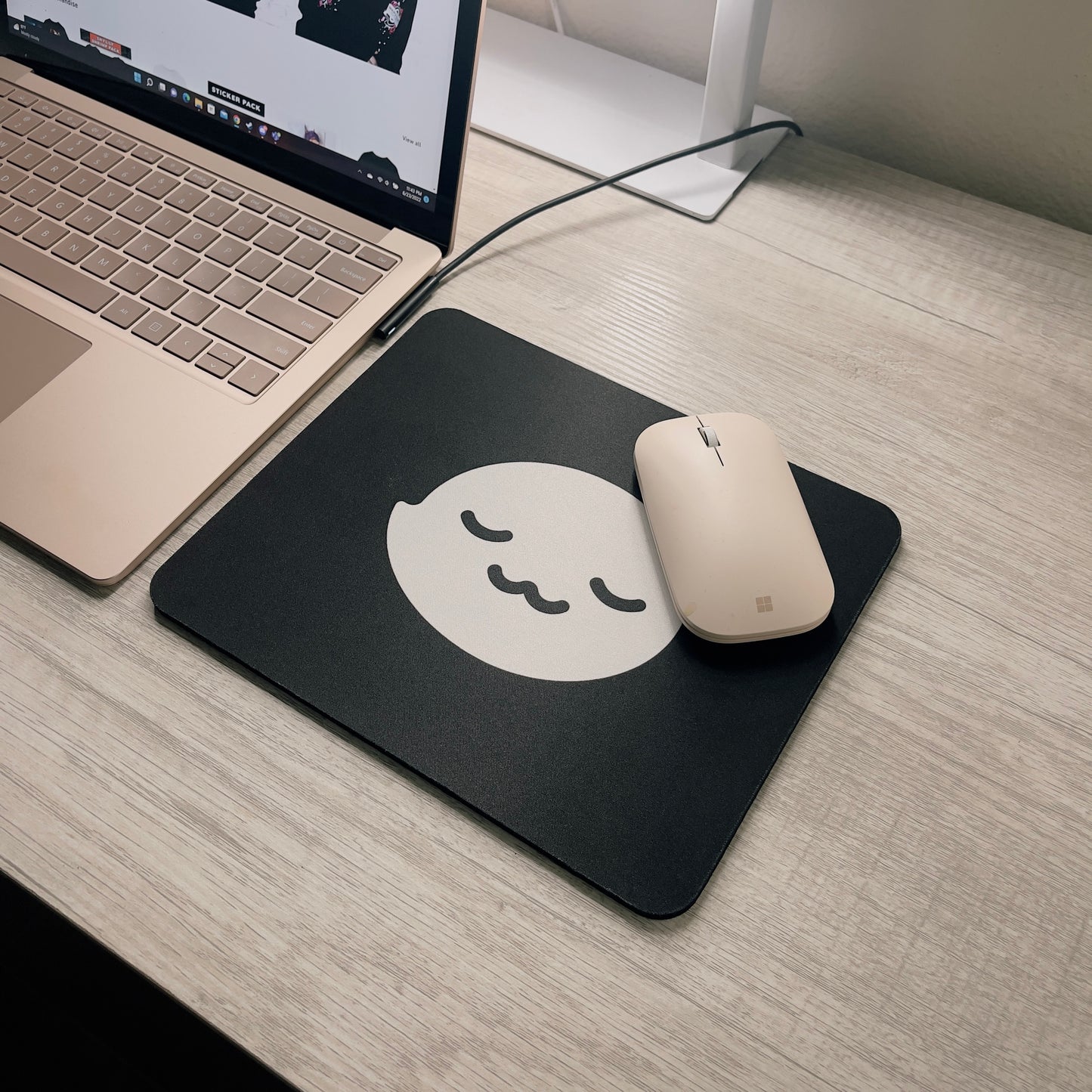 UwU Ghost Mouse Pad