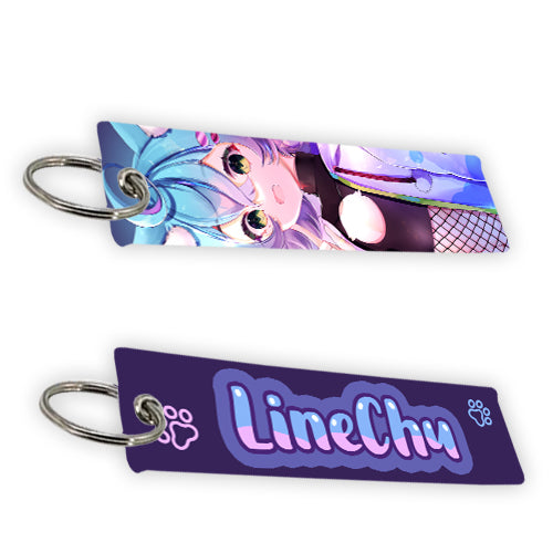 LineChu Anime Jet Tag Keychain