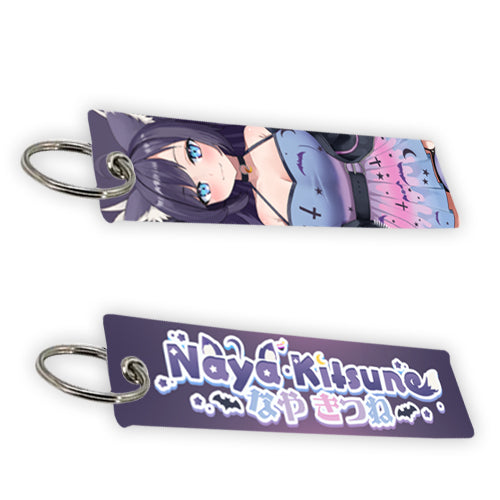 Naya Kitsune Jet Tag Keychain