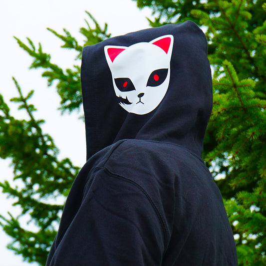 Kitsune Mask on hood Hoodie