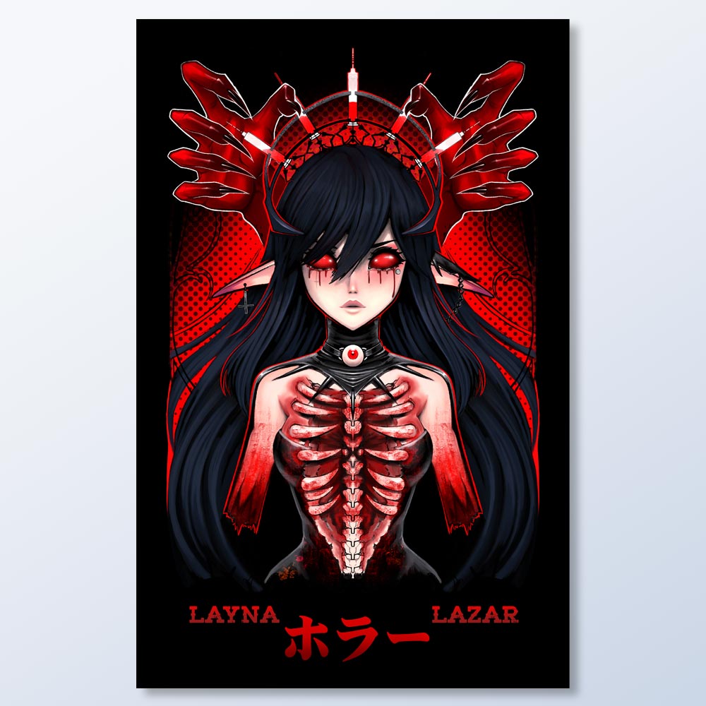 Layna Lazar Blood Queen Poster