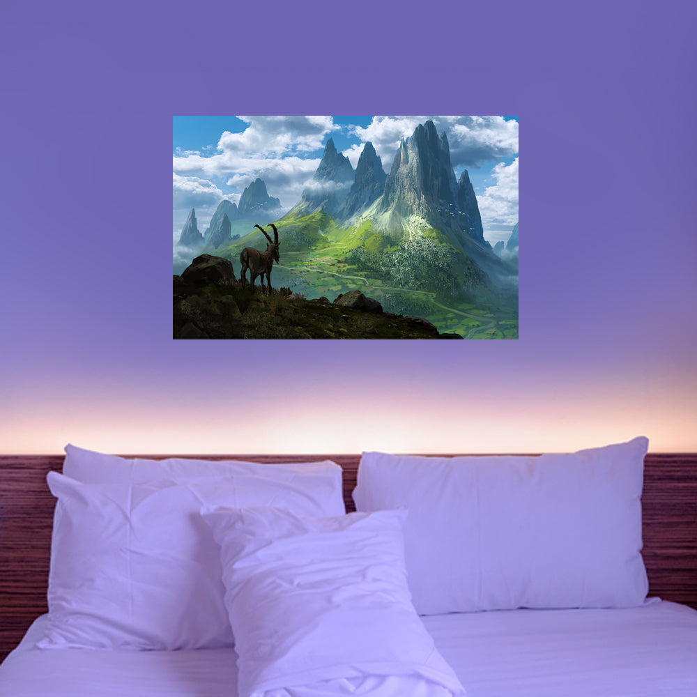 Mountain Side Poster