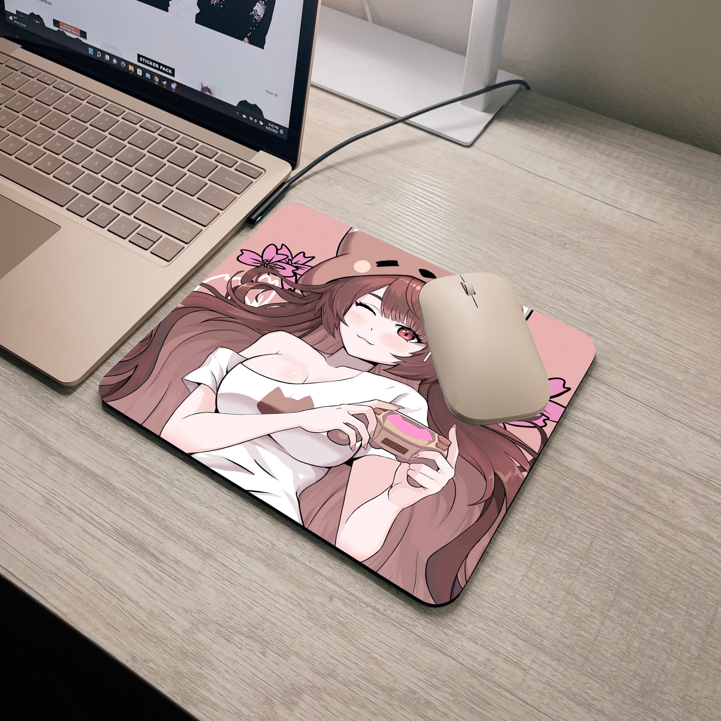 Foxplushy Gamer Fox Mousepad