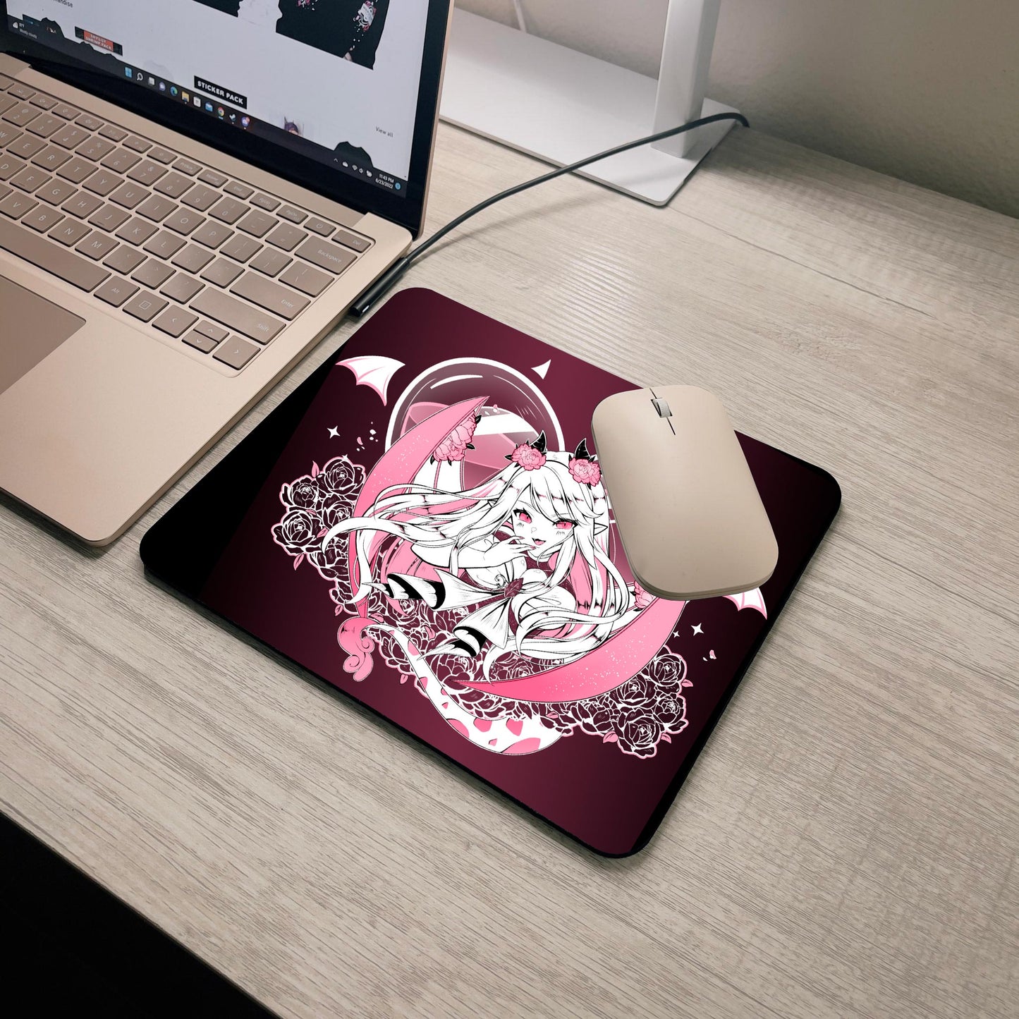 Nalithea Rose Dragon Mousepad