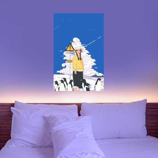 Penguins Anime Poster