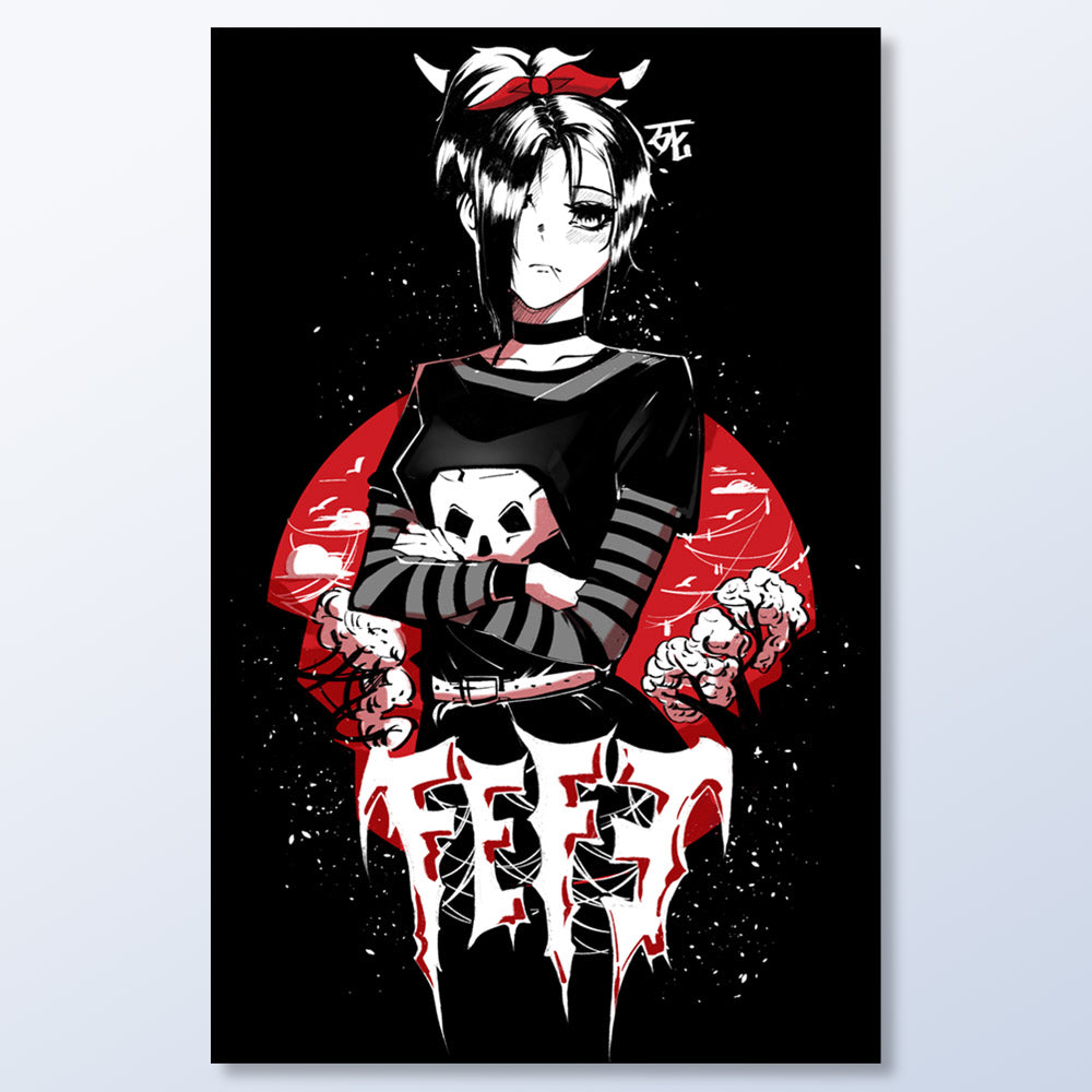 FeFe Punk Rock Poster