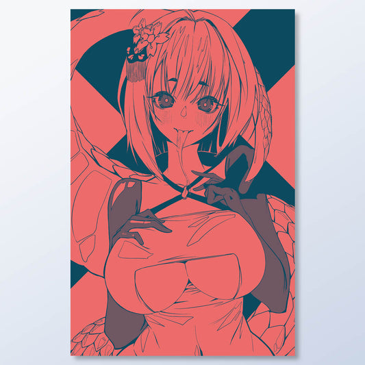 Saa Retro Anime Poster