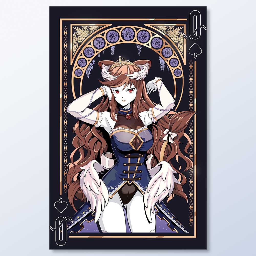 Hazumi Queen Of Spades Poster