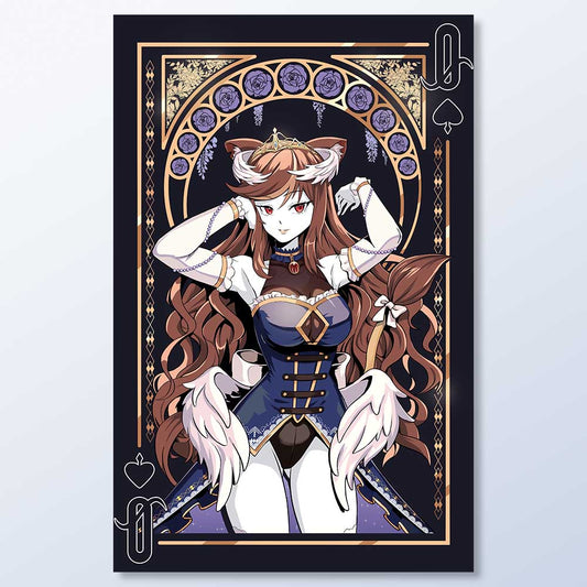 Hazumi Queen Of Spades Poster