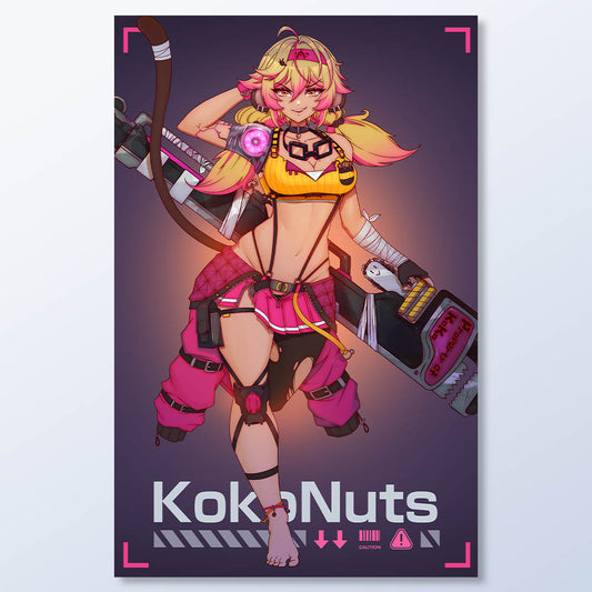 KokoNuts Nut Cracker Poster