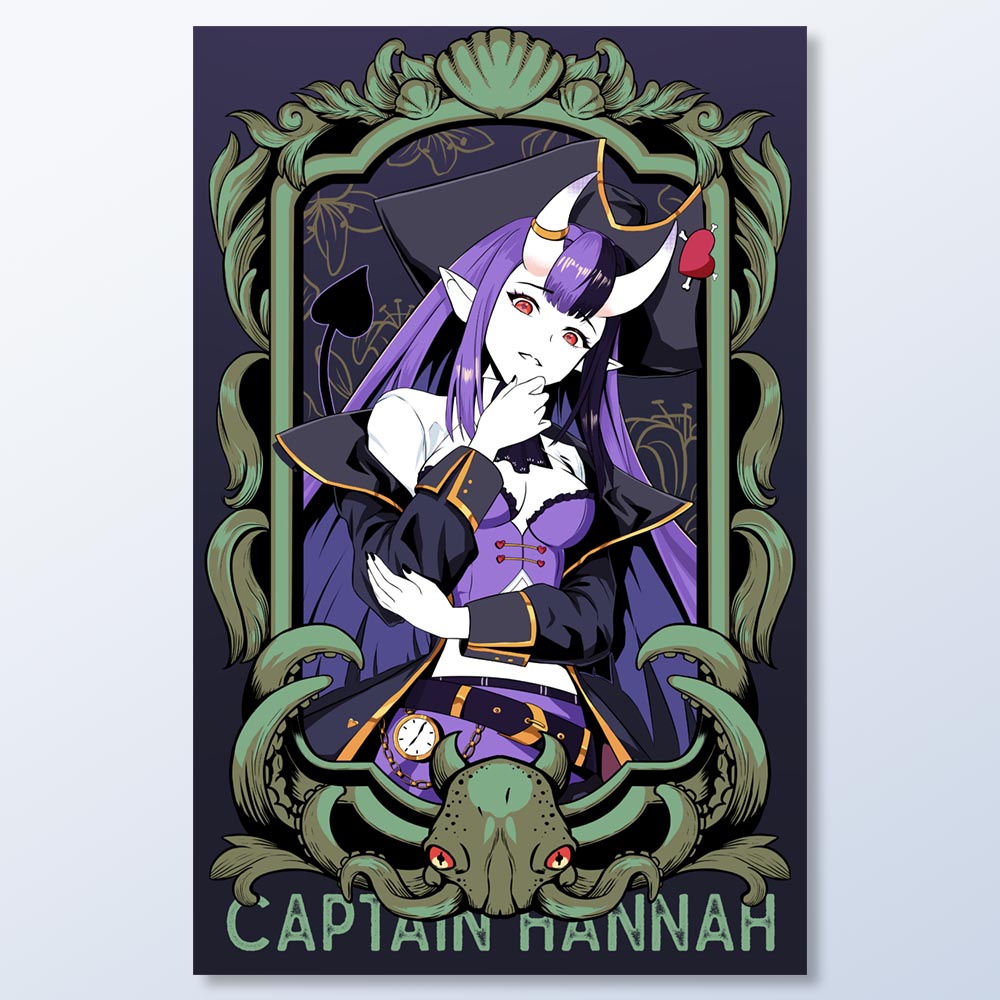 Captain Hannah Anime Poster – UwU Market