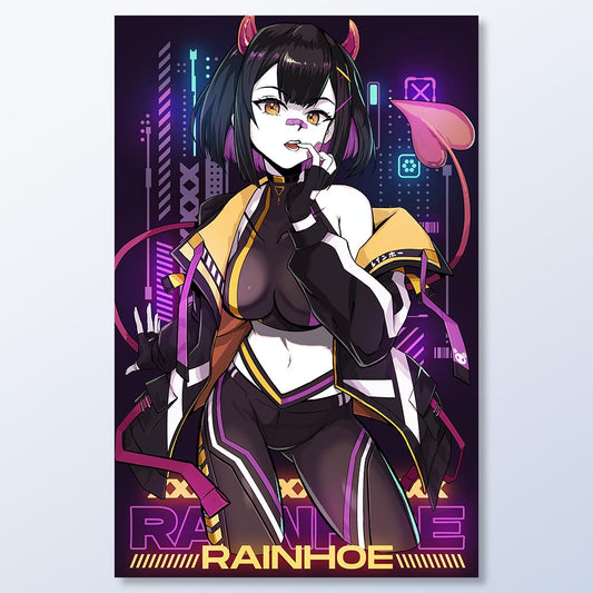 Rainhoe Cyberpunk Poster