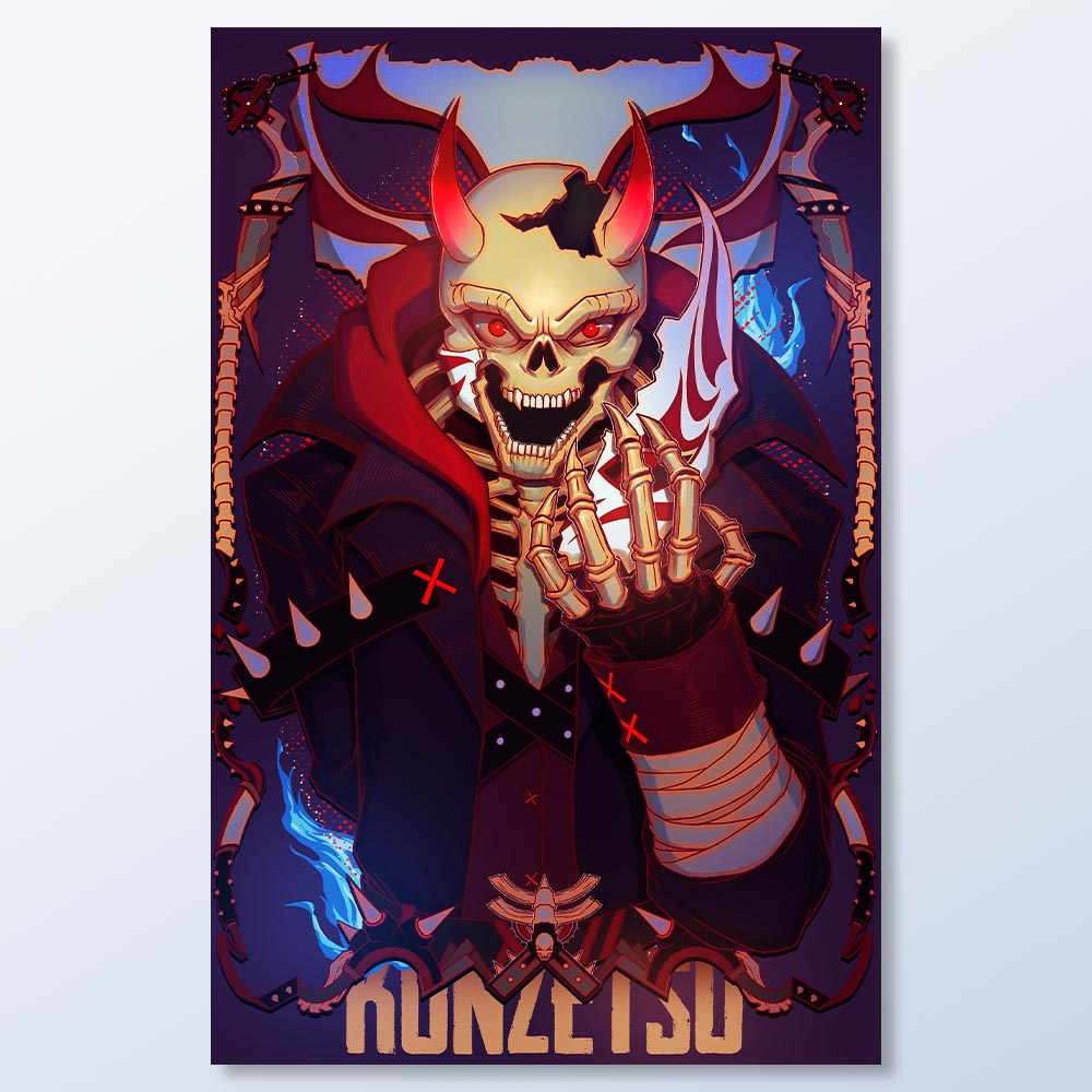 Konzetsu Skeleton Poster