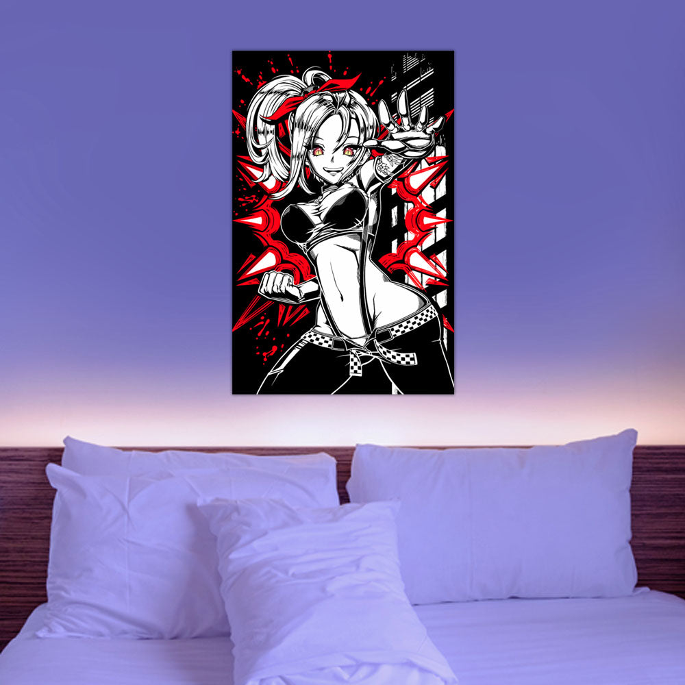 FeFe Red Lights Anime Poster