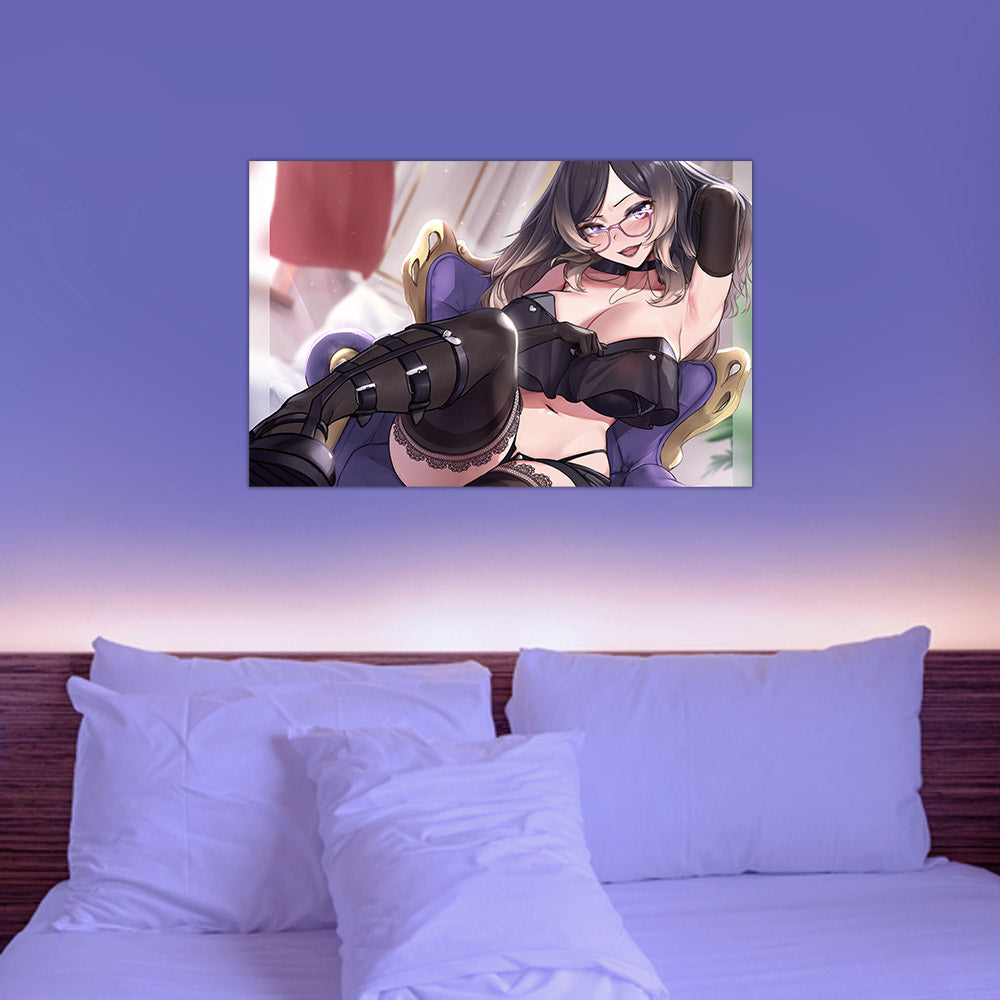 Marina Lounging Anime Poster V2