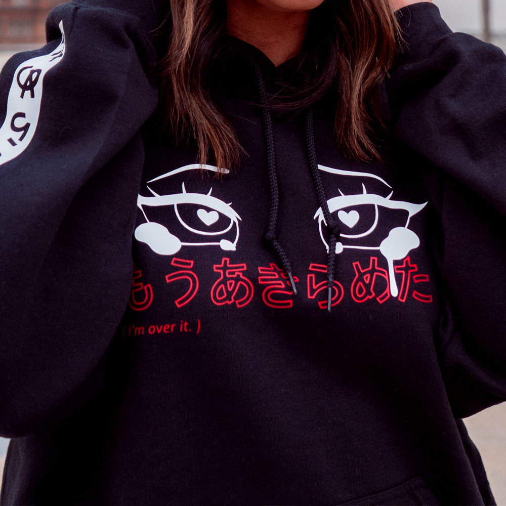 Sad girl best sale anime hoodie