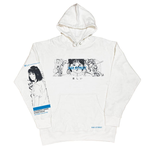 Sad Street Anime Streetwear Hoodie