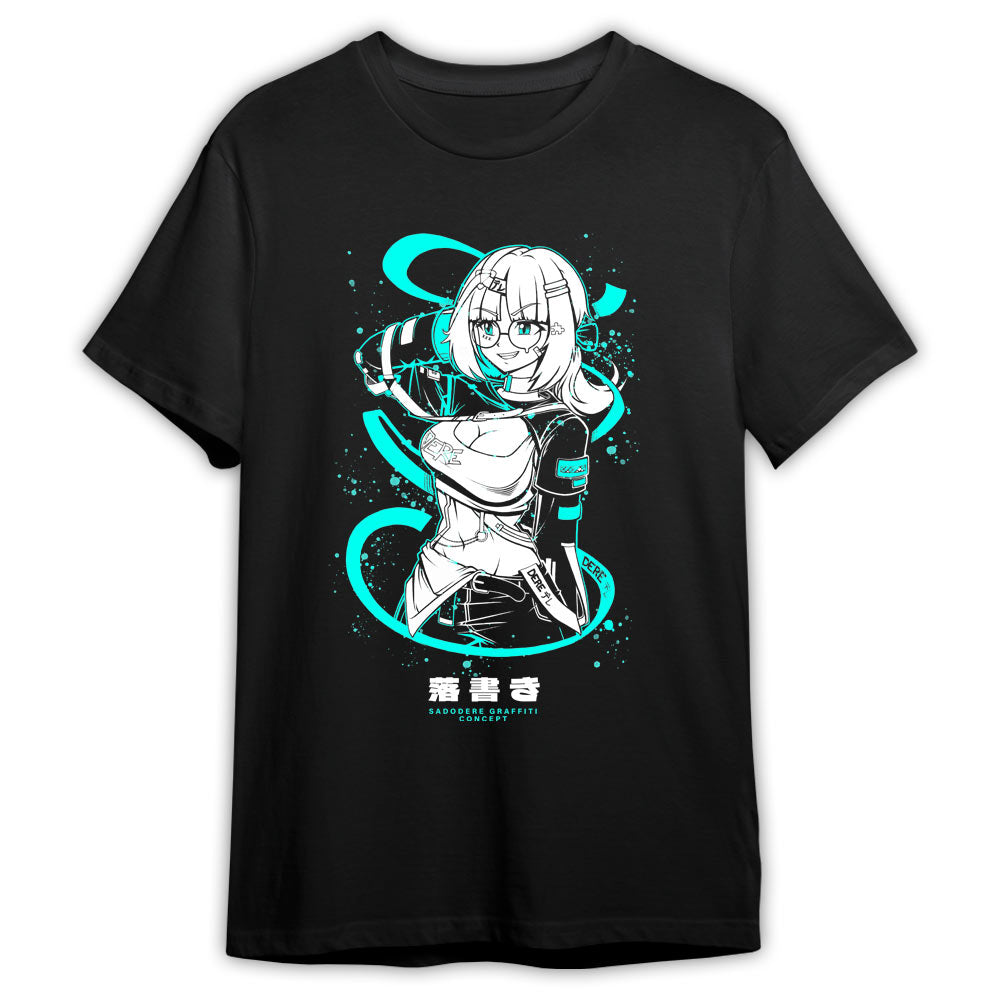 Waifu Club Sado Graffiti Splatter Anime T-Shirt