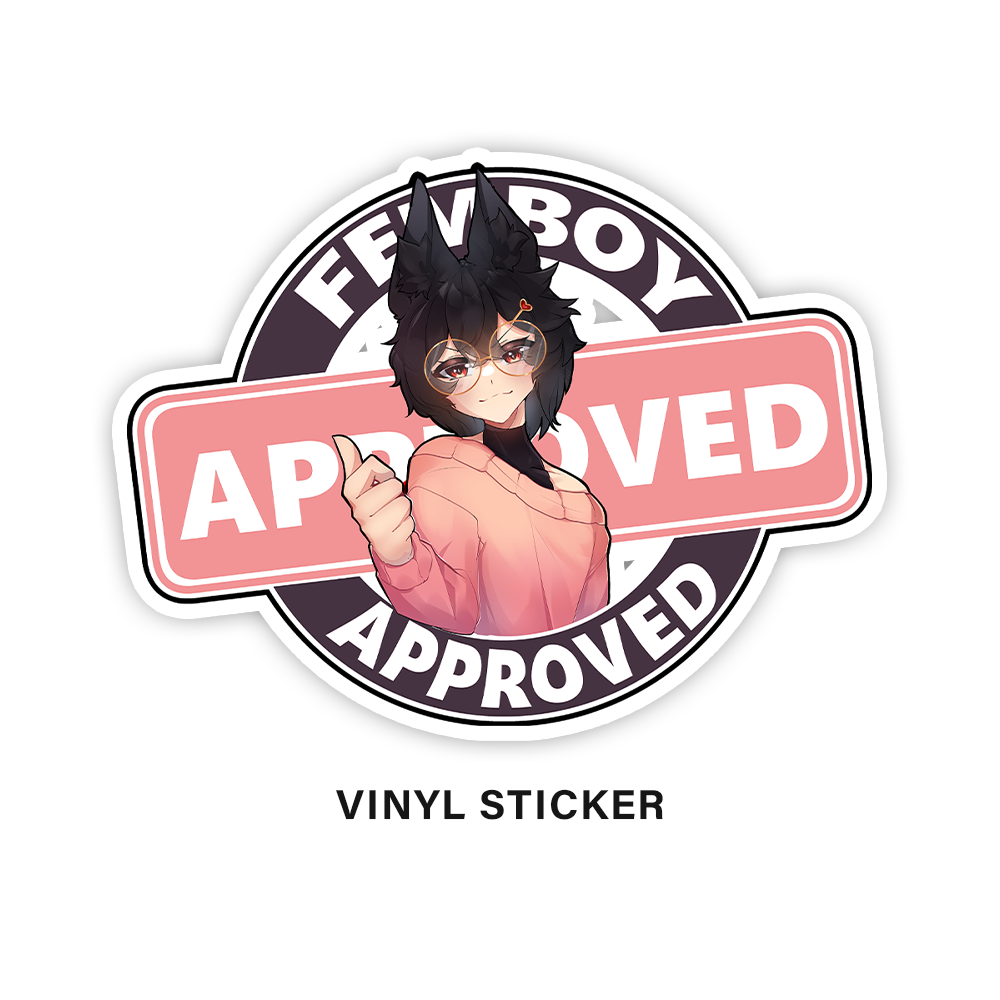 Shizu Femboy Vinyl Sticker