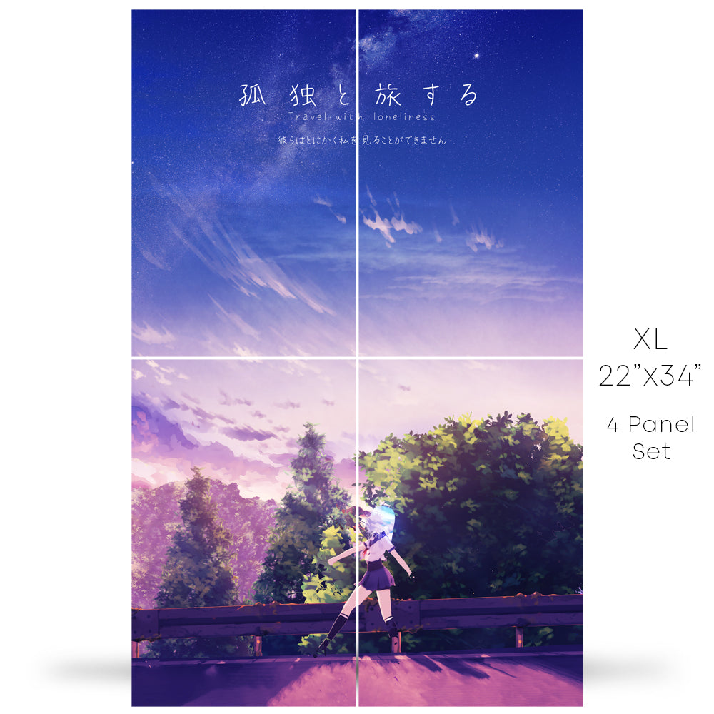 Travel With Loneliness Anime Poster
