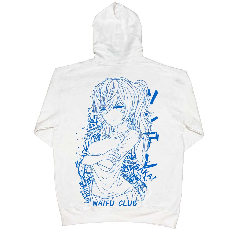 Waifu Club Tsundere Graffiti Anime Hoodie