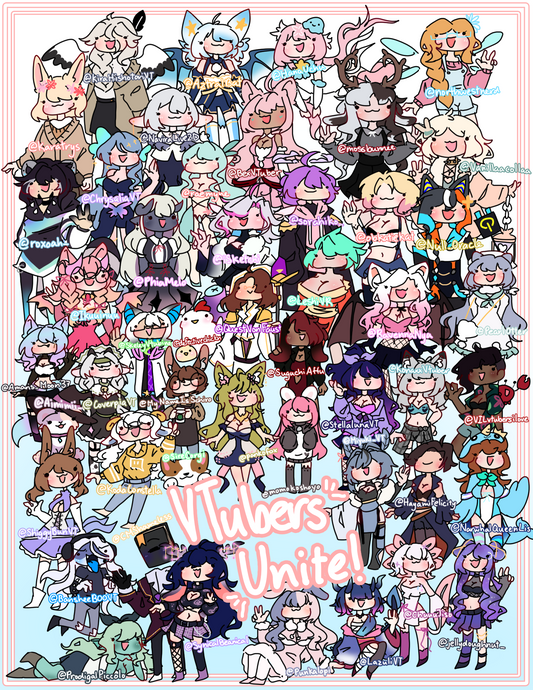 Synical "Vtubers Unite" Poster