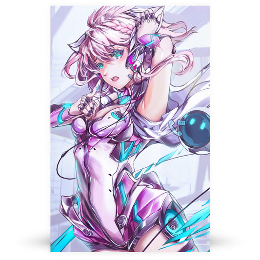 Cyber Girl Anime Poster