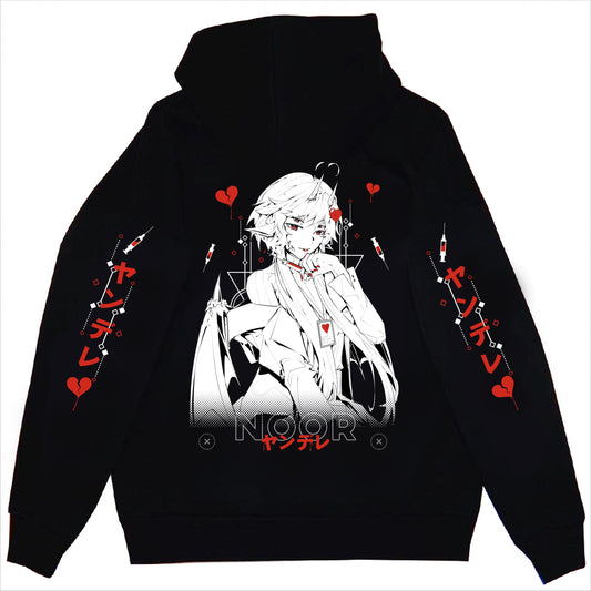 Noor Deadly Love Anime Streetwear Hoodie