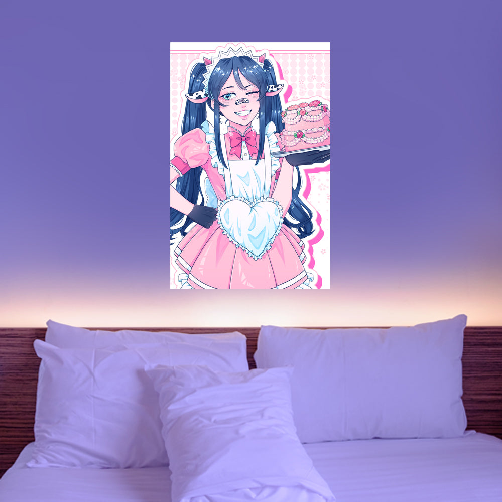 Maid Girl Anime Poster